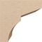 Ekena Millwork 10"W x 10"D x 10"H Wide Monterey Rough Cedar Woodgrain TimberThane Corbel, Primed Tan CORUR10X10X10MONRCPR - alternate 3